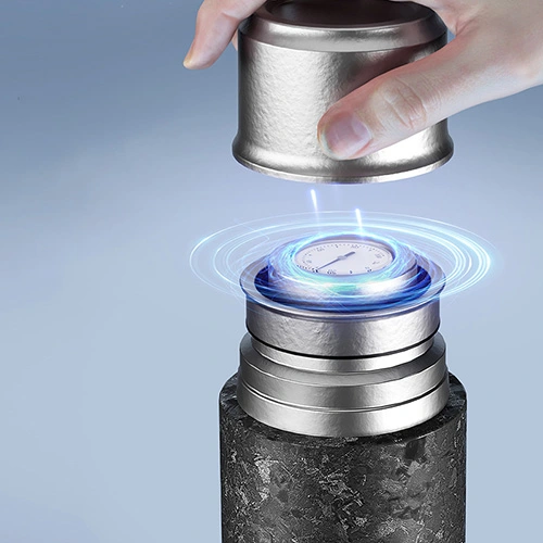 Titanium Water Bottle With Magnetic Lid