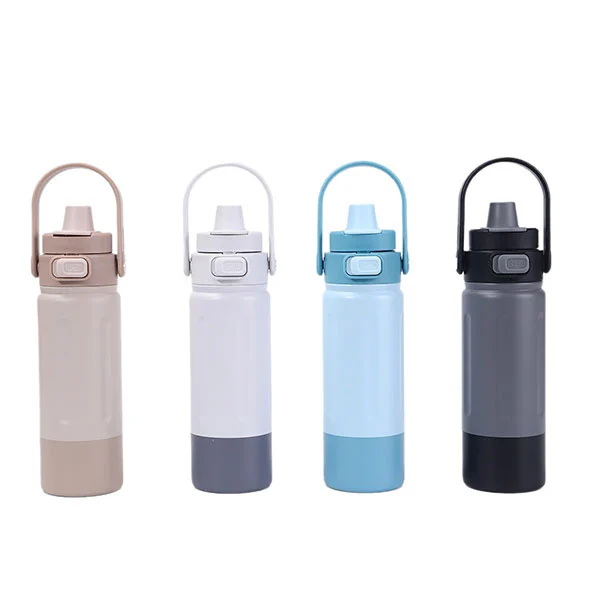 ກະຕຸກກິລາສະແຕນເລດທີ່ມີມືຈັບ